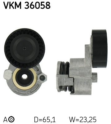 Rolka napinająca paska wieloklinowego VKM 36058 SKF